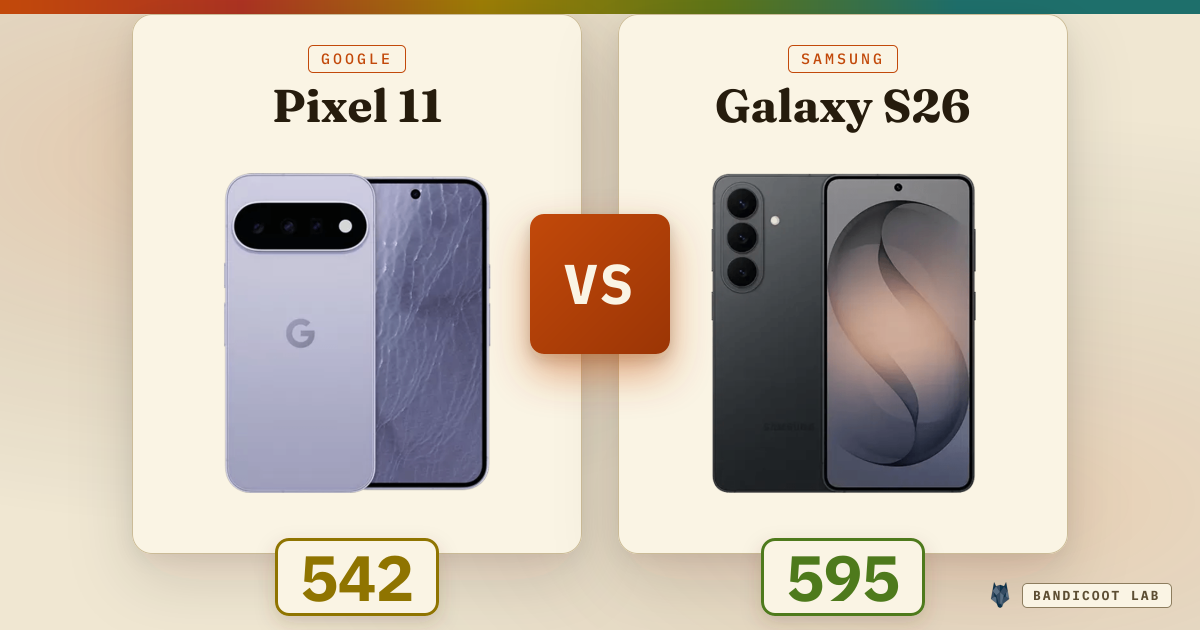 Google Pixel 11 vs Samsung Galaxy S26