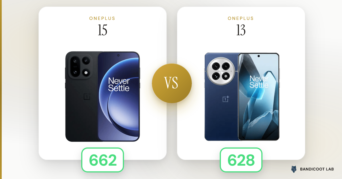 OnePlus 15 vs OnePlus 13