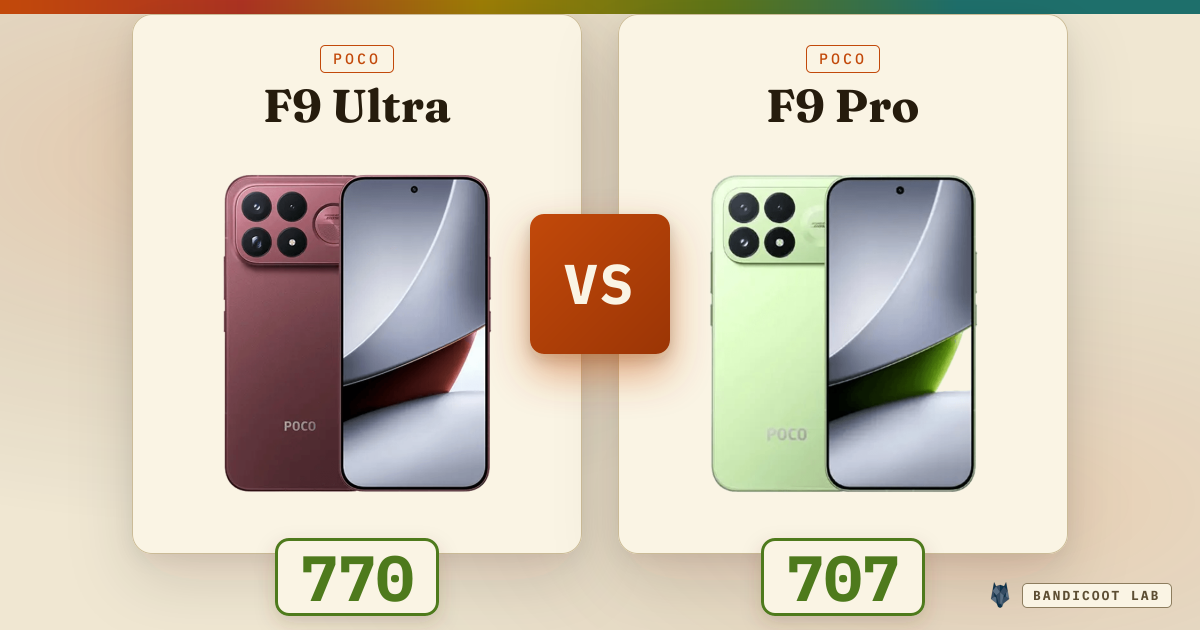 Poco F9 Ultra vs Poco F9 Pro