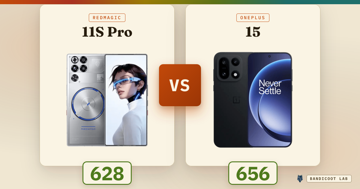 RedMagic 11S Pro vs OnePlus 15