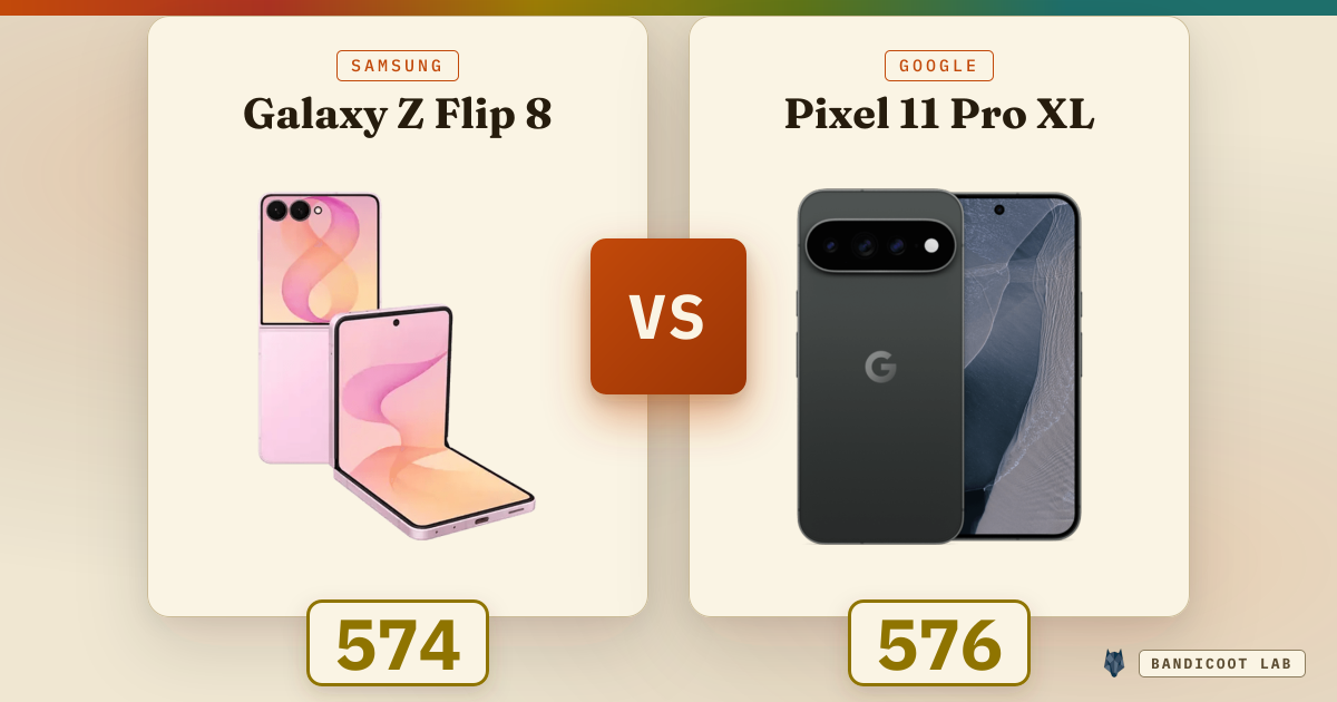 Samsung Galaxy Z Flip 8 vs Google Pixel 11 Pro XL