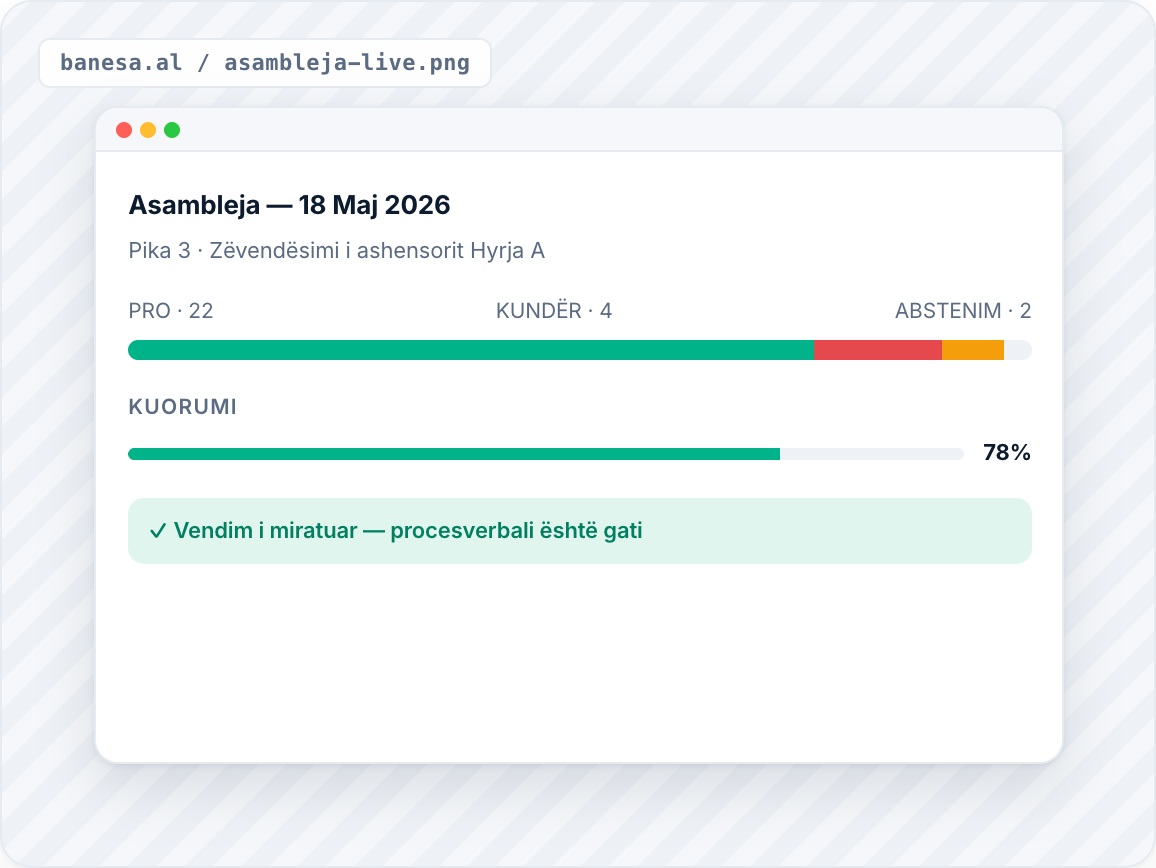 Transparenca që ndërton besim.