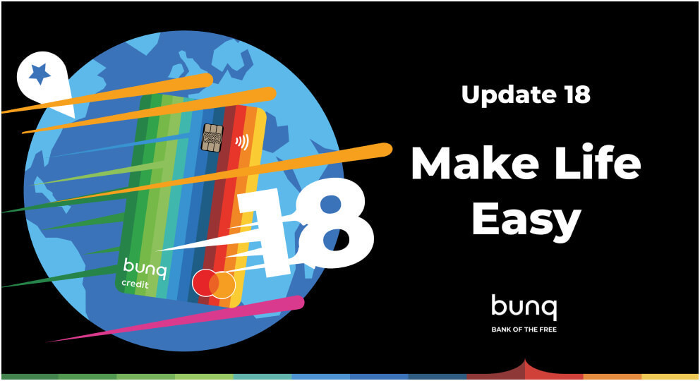 bunq announces Update 18