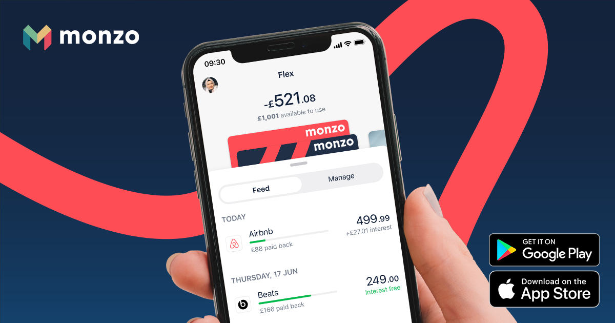 Monzo introduces a "pay later" solution