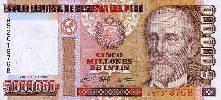 Coin 5000000 Intis-1985-1991 Issues Peru undefined