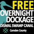 Set in beautiful Camden Count, NC, the Dismal Swamp Canal Welcome Center provides free dockage for cruisers' on the Dismal Swamp AICW Alternate Route