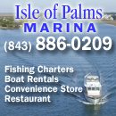 Isle of Palms Marina is located on the east side of the Intracoastal Waterway, northeast of Charleston at Mile 456.5 and south of ICW Marker 116. 50 41st Avenue