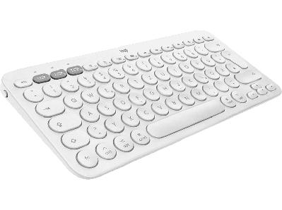 LOGITECH K380 Multi-Device, für Mac, Bluetooth, Tastatur, kabellos, Weiß