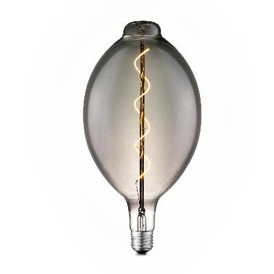 Besselink Licht LED-Leuchtmittel 'Carbon E Spiral' rauch E27 1W 20 lm dimmbar