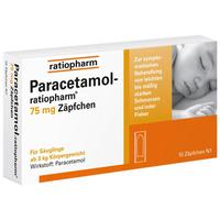 ratiopharm Paracetamol-ratiopharm® 75 mg Zäpfchen