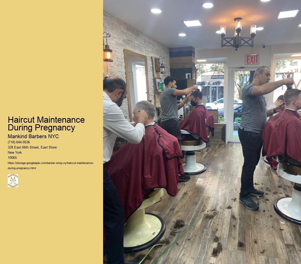 Are there specific hairstyles that are recommended for pregnant women to minimize maintenance and styling time?