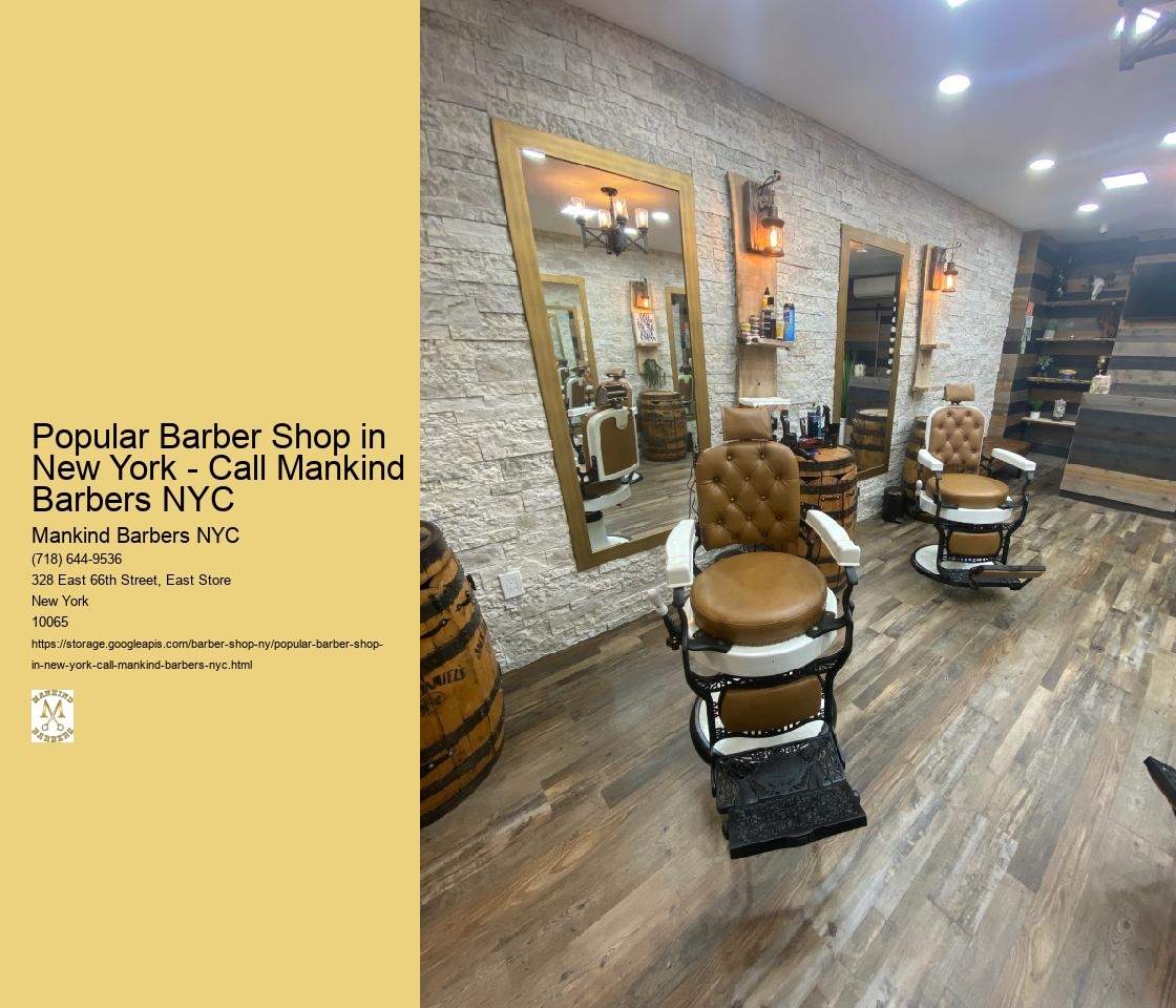 Popular Barber Shop in New York - Call Mankind Barbers NYC