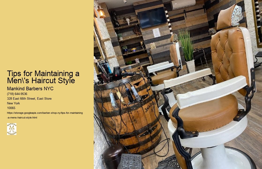 Tips for Maintaining a Men's Haircut Style