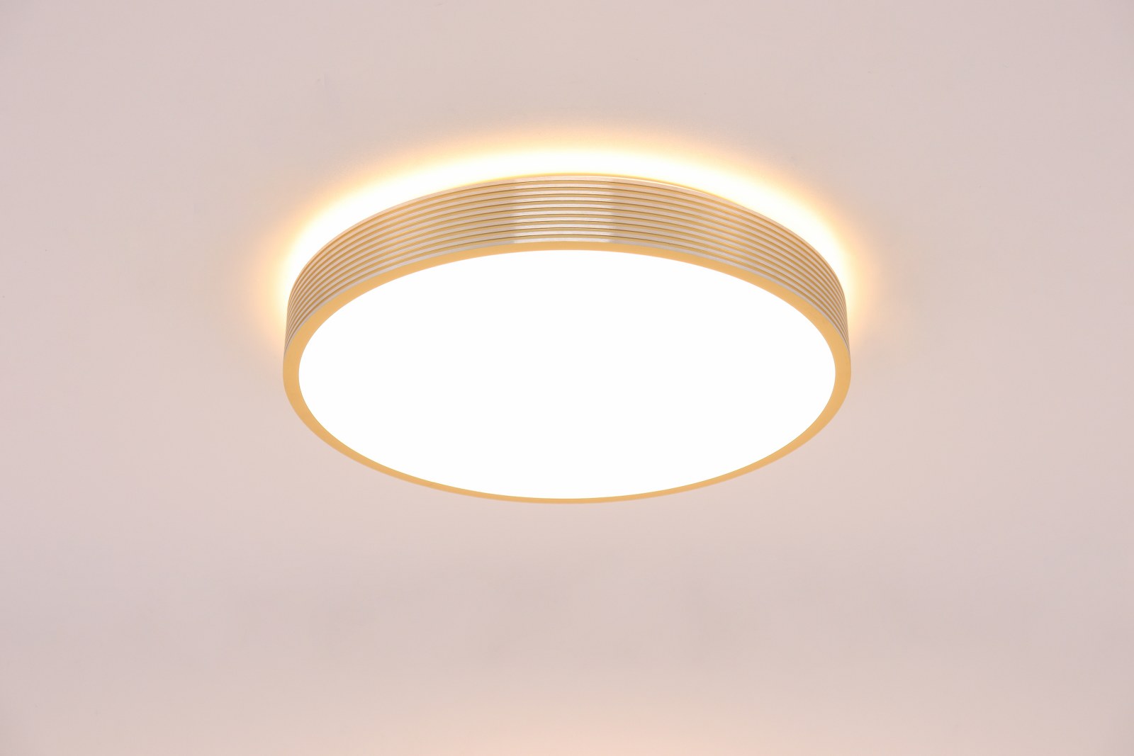 Plafondlamp goud | 3standen dimmer LED geïntegreerd | Ø 39cm 43362 Plafondlamp goud | 3standen dimmer LED geïntegreerd | Ø 39cm 43362