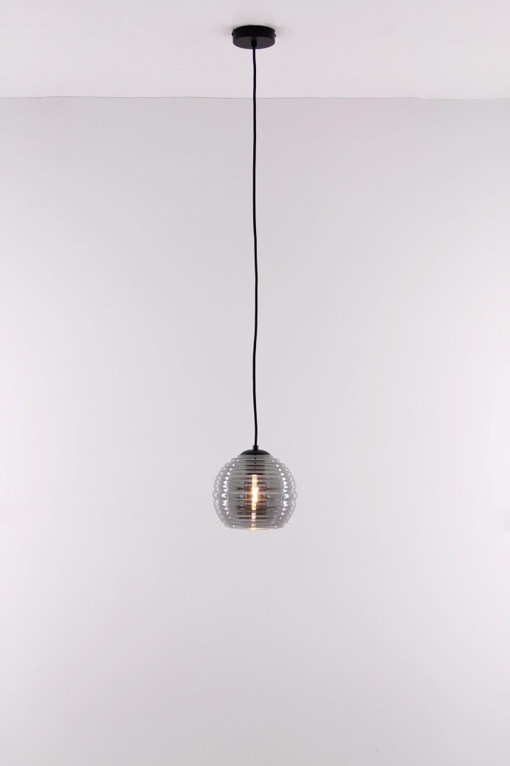 Hanglamp rookglas bol 18cm 42276 en 61132 Hanglamp rookglas bol 18cm 42276 en 61132