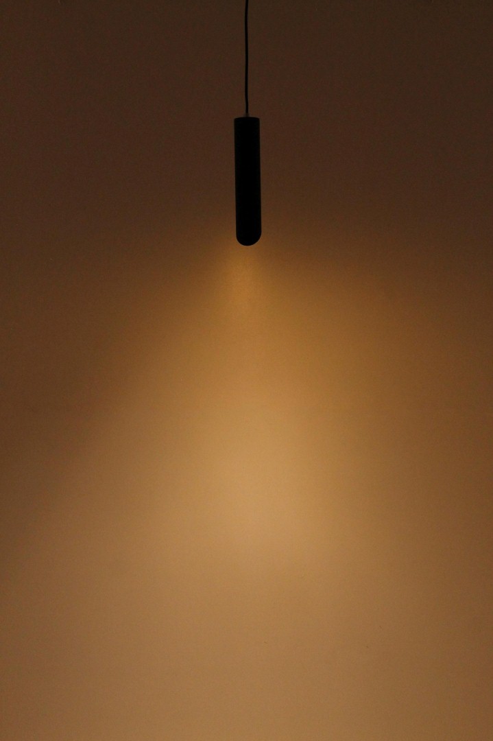 Hanglamp koker zwart met goud 6cm 42384 Hanglamp koker zwart met goud 6cm 42384