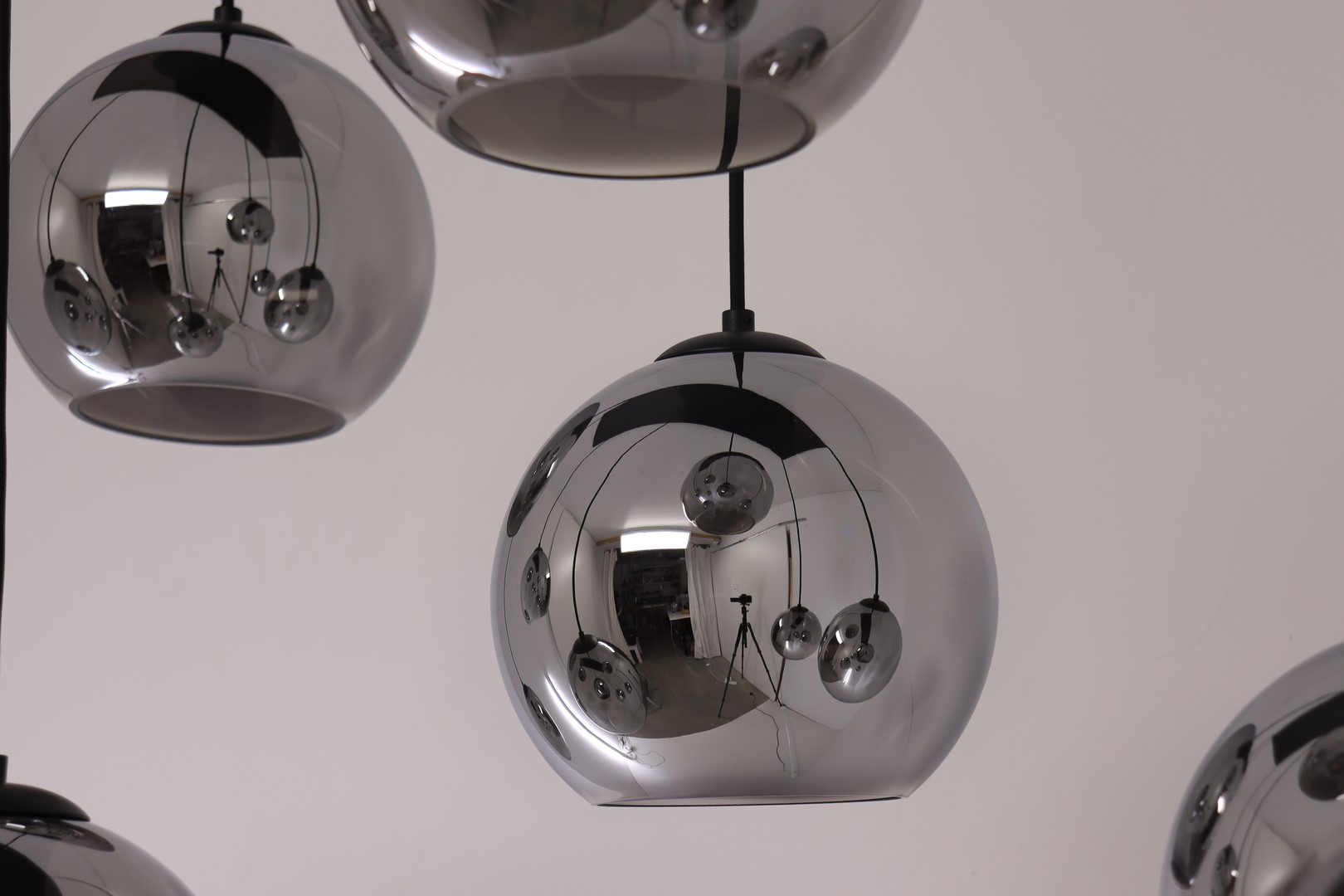 Hanglamp 8 lichts | smoke rookglas Ø 20cm 50103 Hanglamp 8 lichts | smoke rookglas Ø 20cm 50103