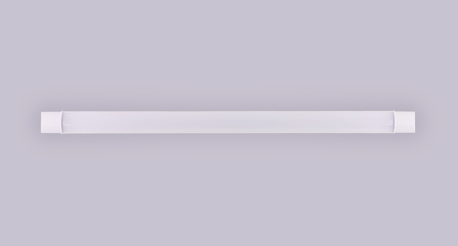 Plafondlamp strak wit armatuur lang 40491 Plafondlamp strak wit armatuur lang 40491