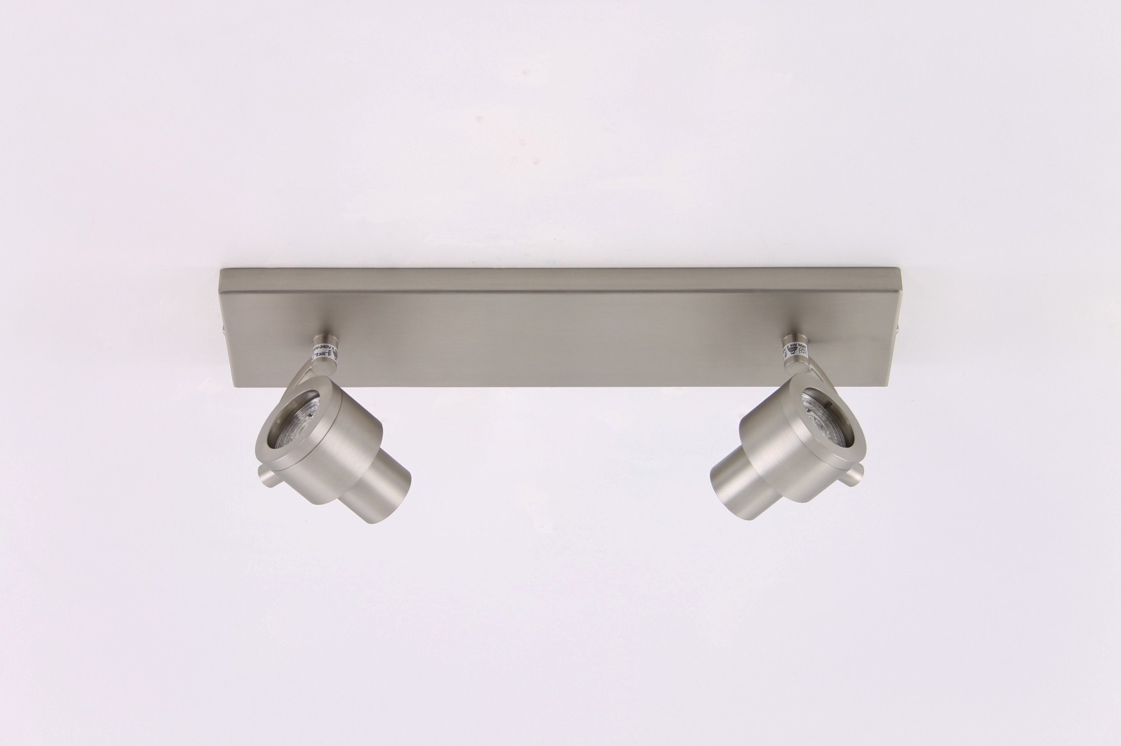 Opbouwspot rvs 2-lichts LED 38670 Opbouwspot rvs 2-lichts LED 38670