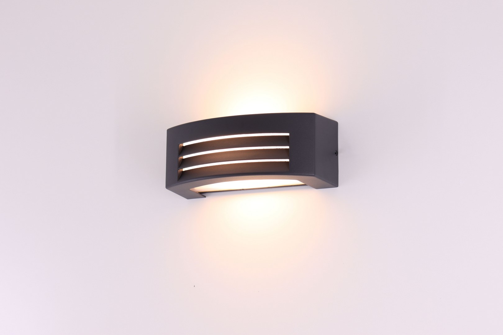 buitenlamp aluminium - half ovaal - zwart wit 44136 buitenlamp aluminium - half ovaal - zwart wit 44136