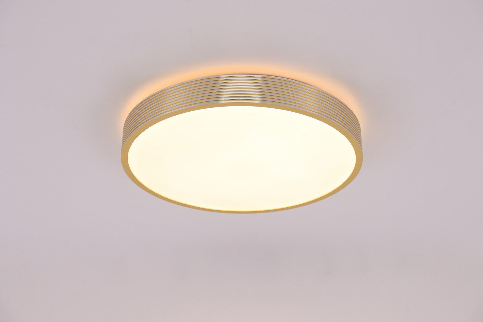 Plafondlamp goud | 3standen dimmer LED geïntegreerd | Ø 39cm 43362 Plafondlamp goud | 3standen dimmer LED geïntegreerd | Ø 39cm 43362