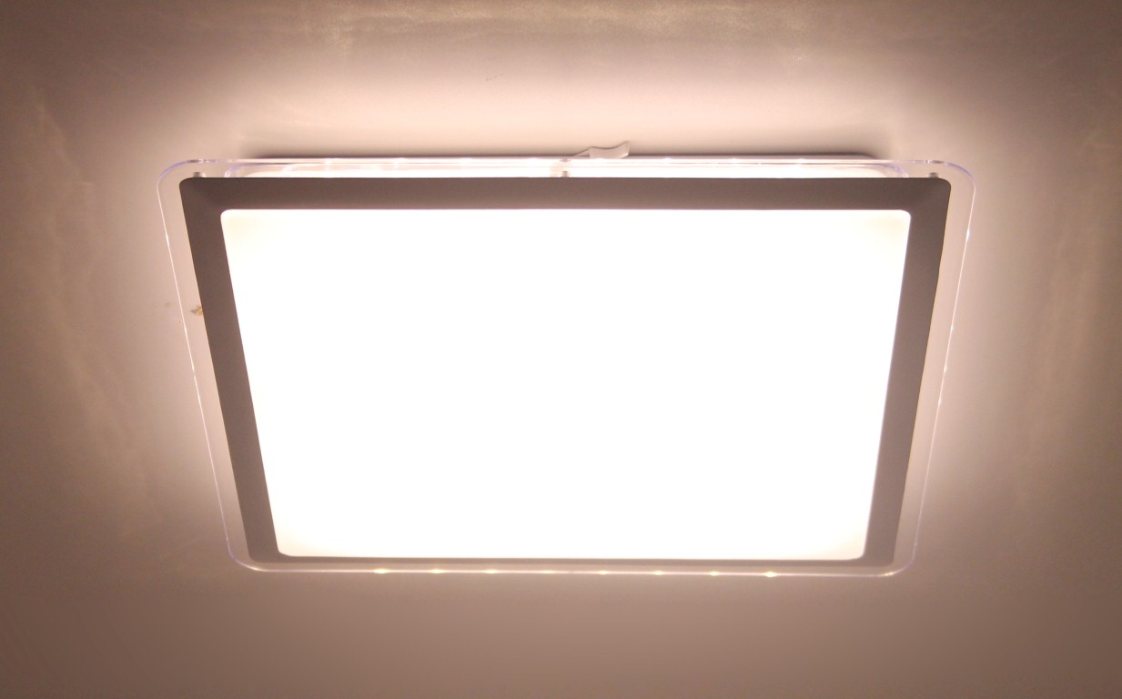 Plafondlamp LED vierkant 43cm 37436 Plafondlamp LED vierkant 43cm 37436