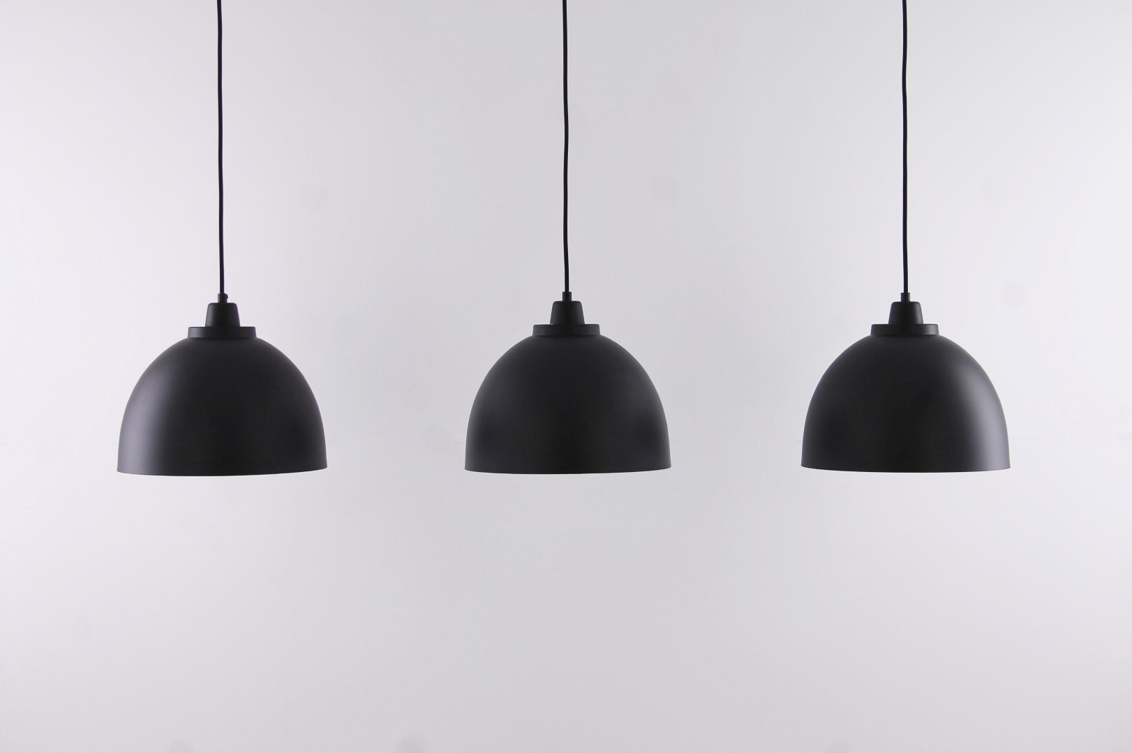 Hanglamp 3-lichts zwart met goud 130cm 39280 Hanglamp 3-lichts zwart met goud 130cm 39280