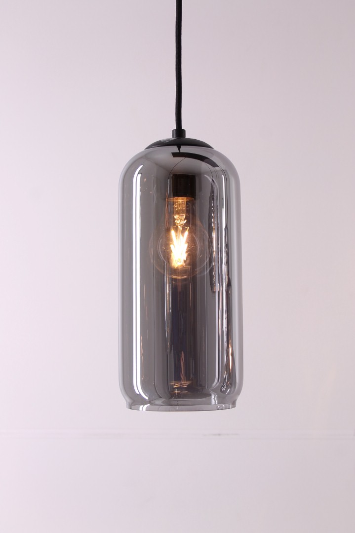 Hanglamp rookglas 12cm 42574 en 61132 Hanglamp rookglas 12cm 42574 en 61132
