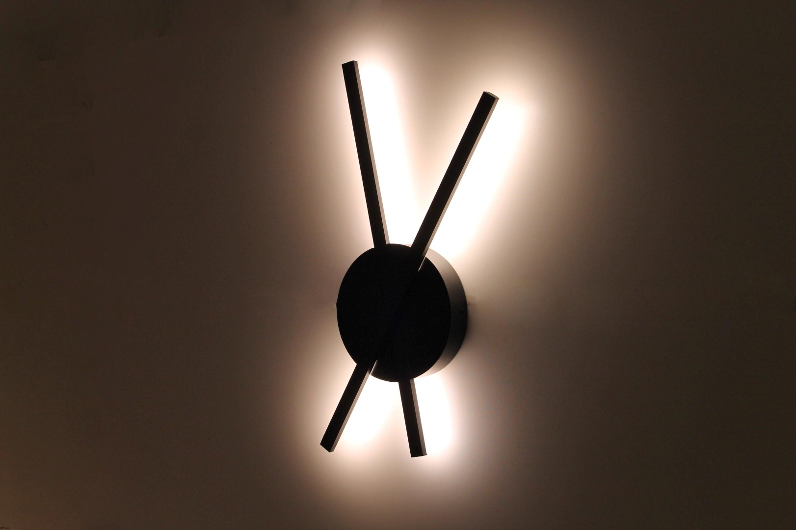 Wandlamp LED strak zwart 42452 Wandlamp LED strak zwart 42452