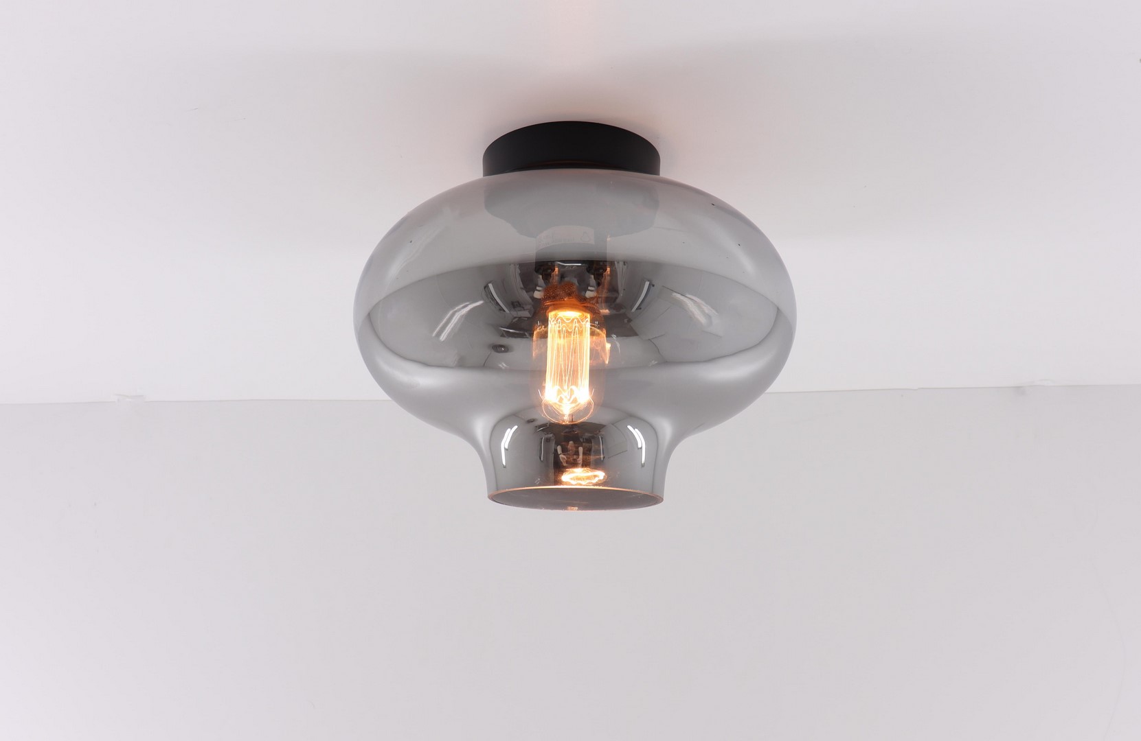 Sfeervolle plafondlamp smoke glas 50044 Sfeervolle plafondlamp smoke glas 50044