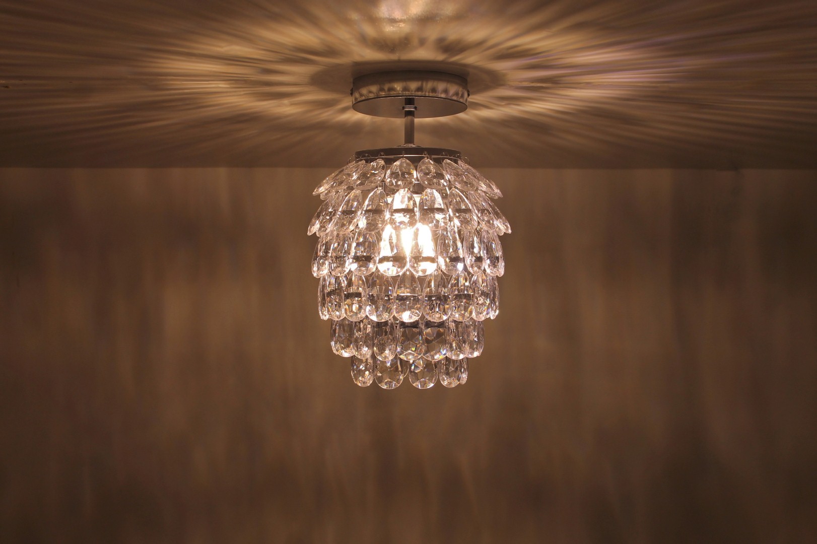 Plafondlamp acryl kristal 20cm 39407 Plafondlamp acryl kristal 20cm 39407