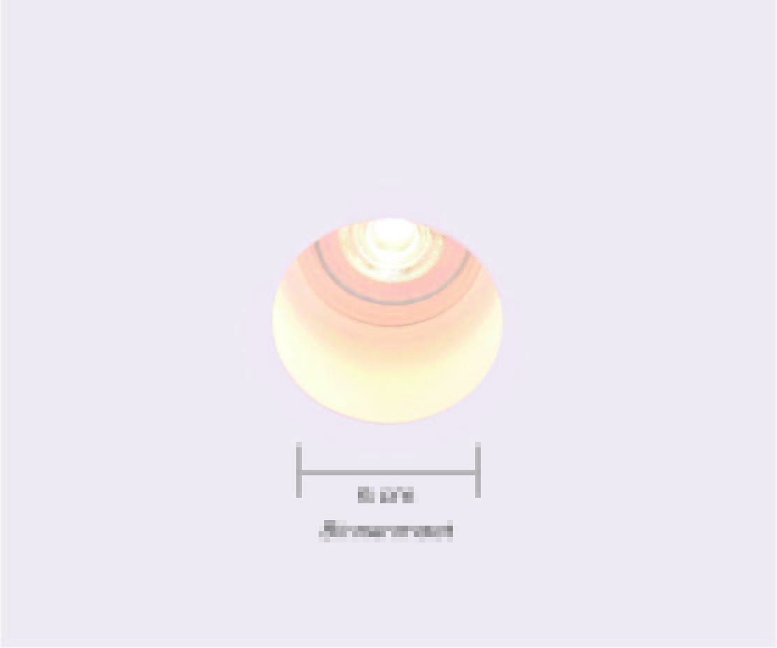 Trimless inbouwspot wit rond - diameter 6 cm 41822 Trimless inbouwspot wit rond - diameter 6 cm 41822