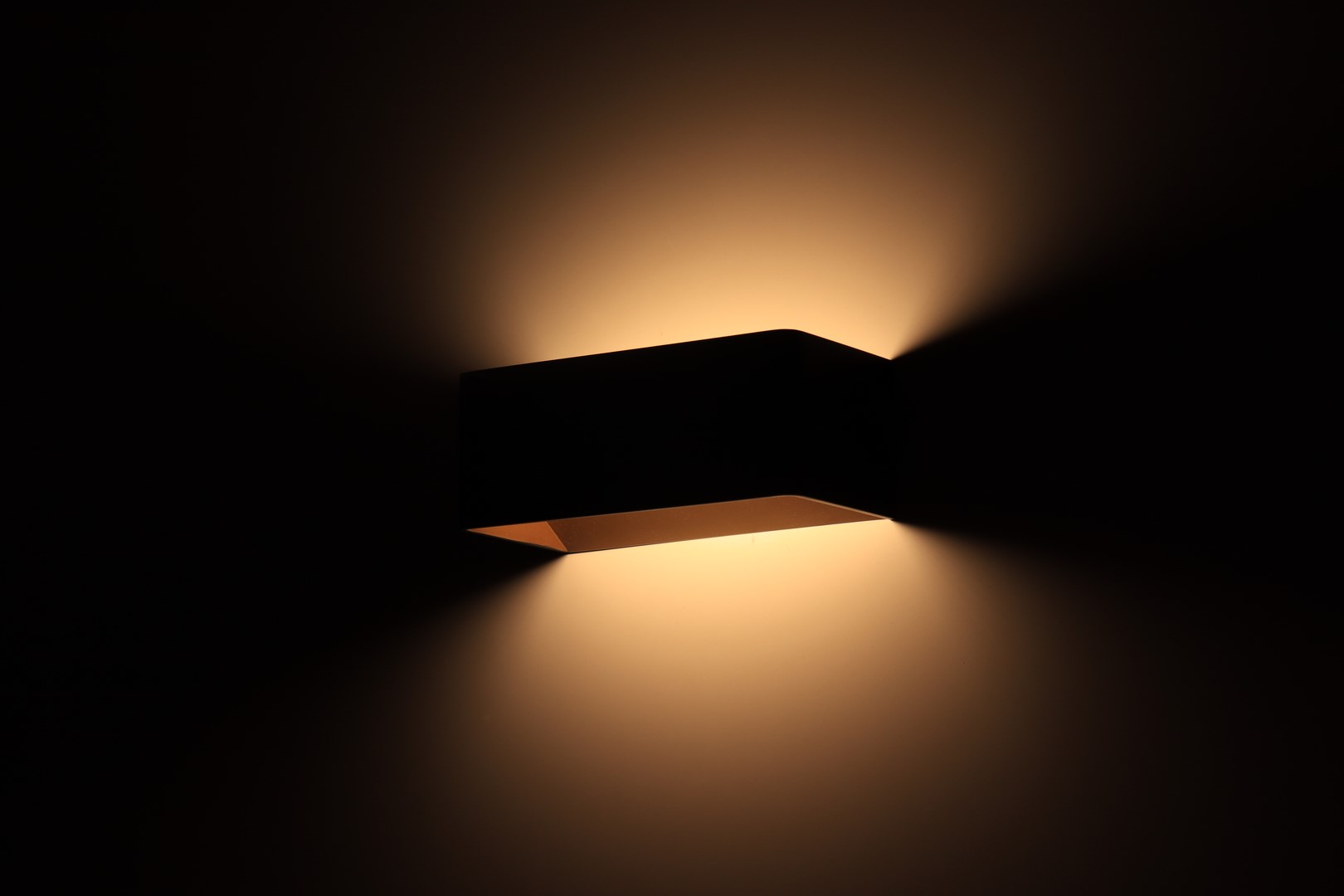 Wandlamp LED | zwart goud | aluminium | 20cm 43322 Wandlamp LED | zwart goud | aluminium | 20cm 43322