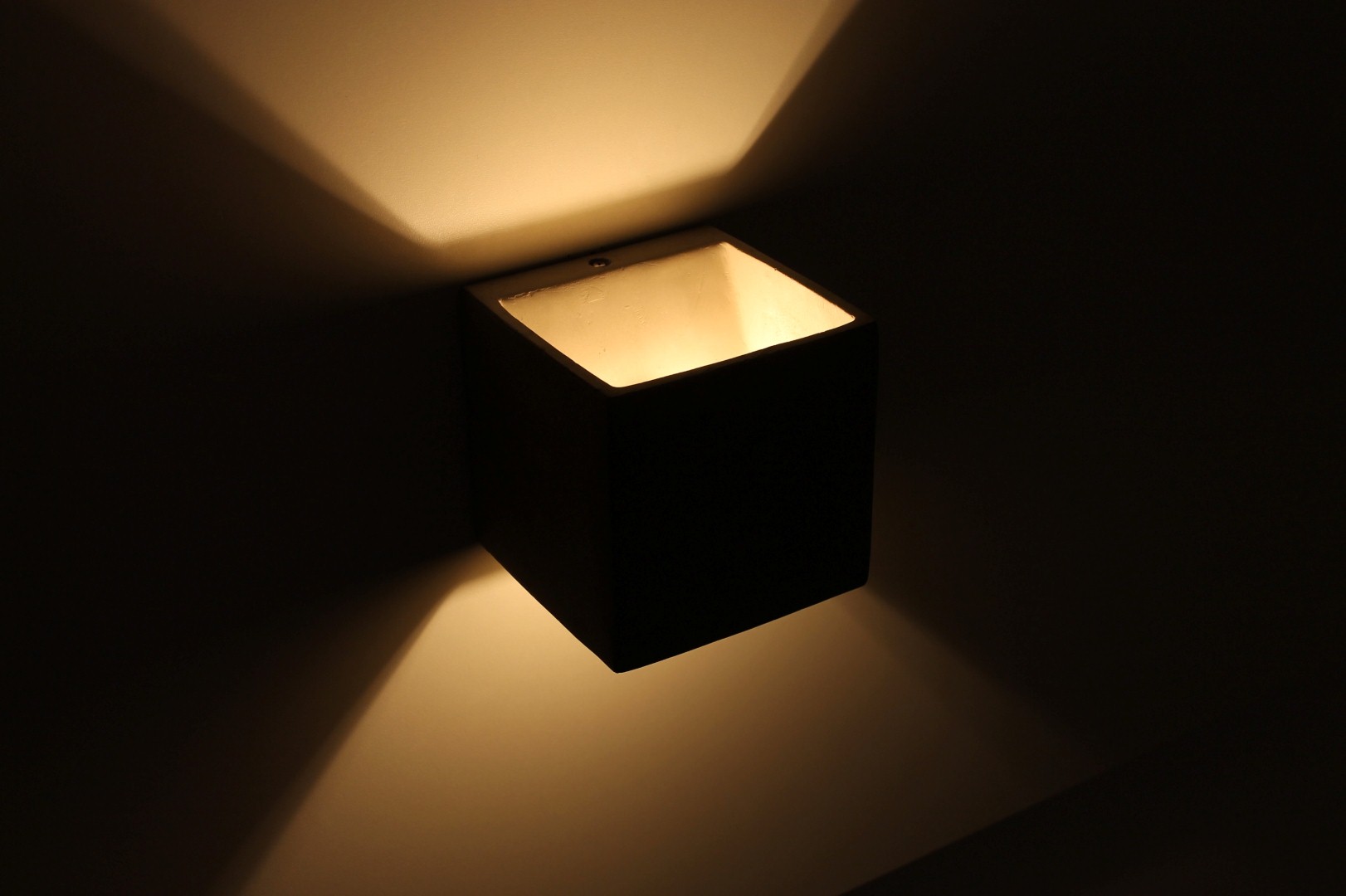 Wandlamp LED beton up / down vierkant 39570 Wandlamp LED beton up / down vierkant 39570