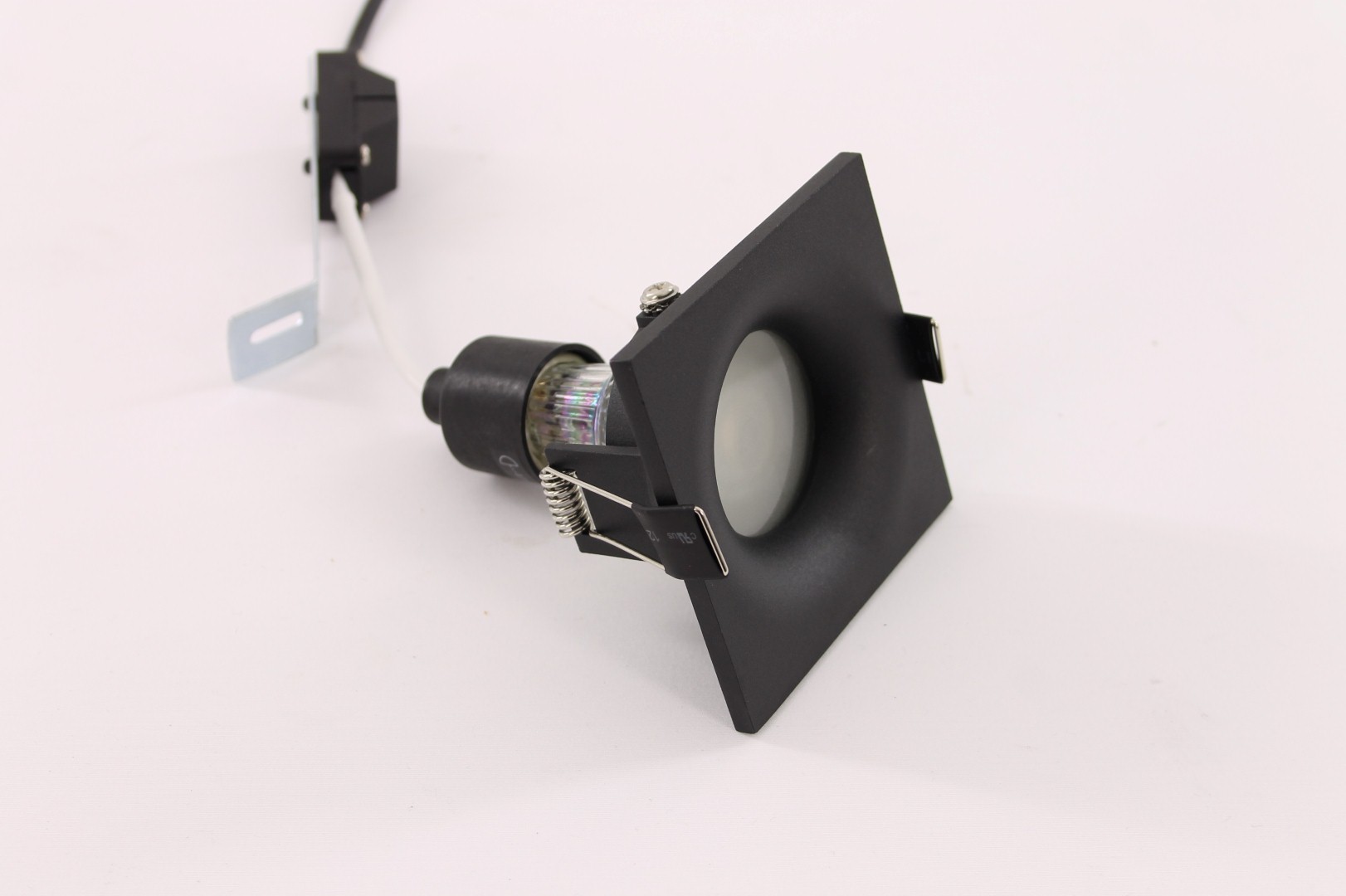 Inbouwspot vierkant zwart IP44 41716 Inbouwspot vierkant zwart IP44 41716
