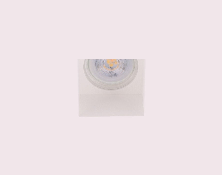 Trimless inbouwspot vierkant wit 6x6 cm 41820 Trimless inbouwspot vierkant wit 6x6 cm 41820