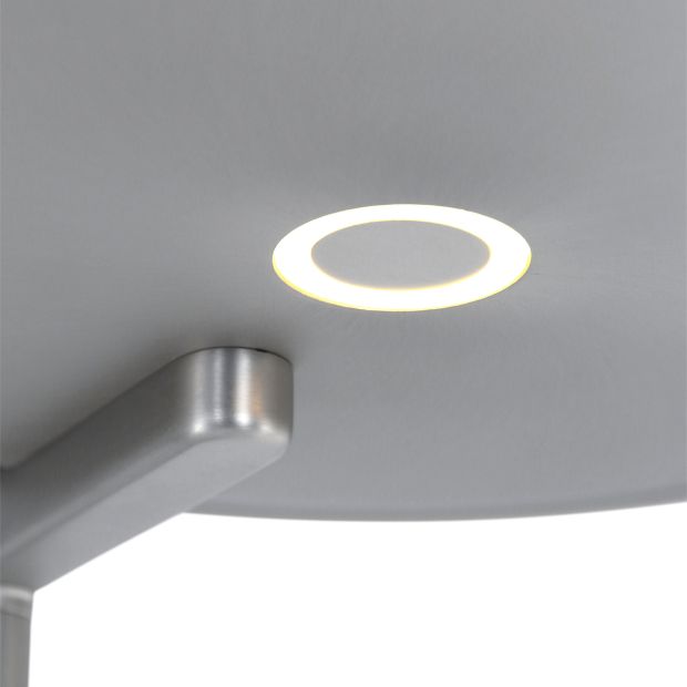 Vloerlamp met leesarm staal Turound 2663ST Vloerlamp met leesarm staal Turound 2663ST