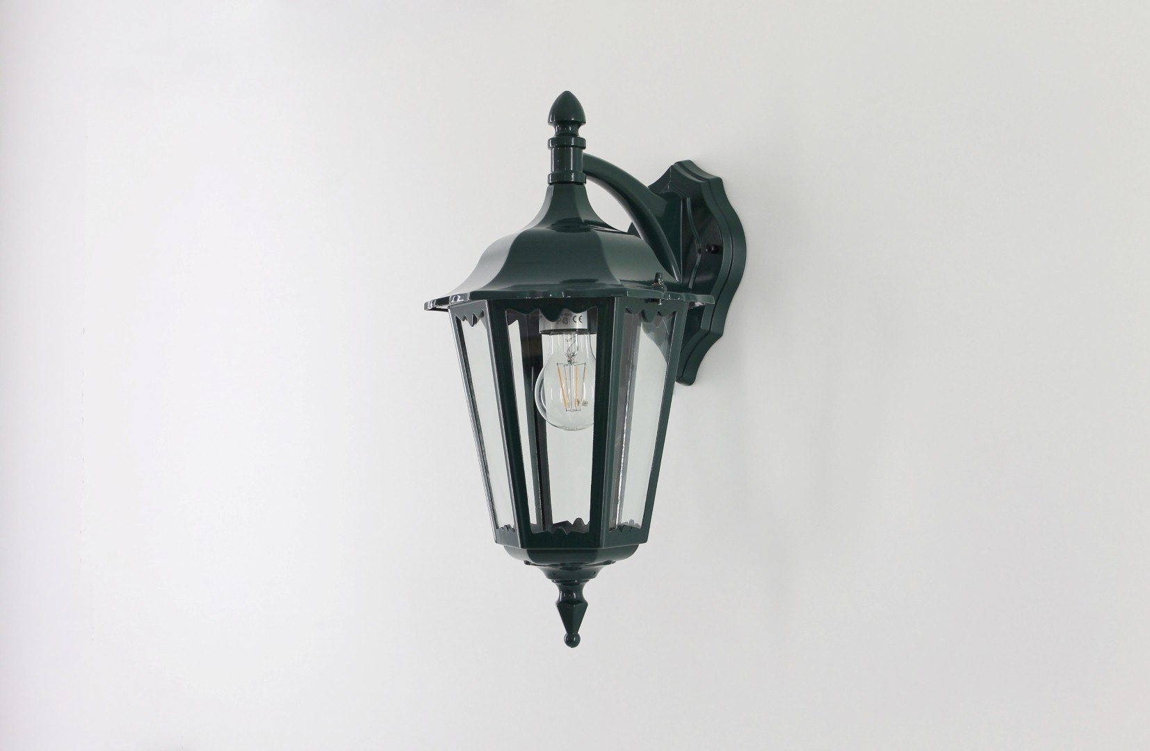 Buiten wandlamp groen neerwaarts 30363 Buiten wandlamp groen neerwaarts 30363