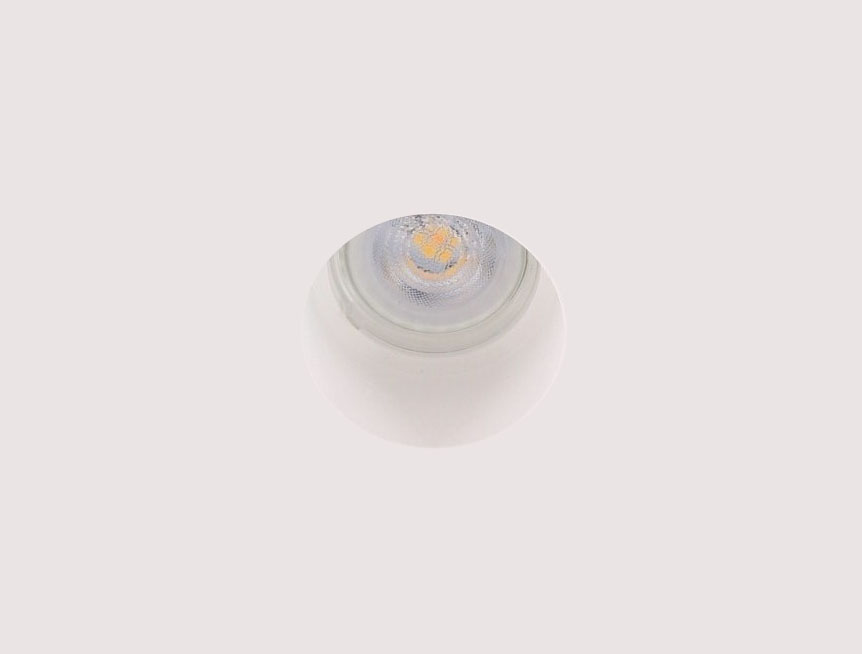 Trimless inbouwspot wit rond diameter binnenmaat 6 cm 41821 Trimless inbouwspot wit rond diameter binnenmaat 6 cm 41821