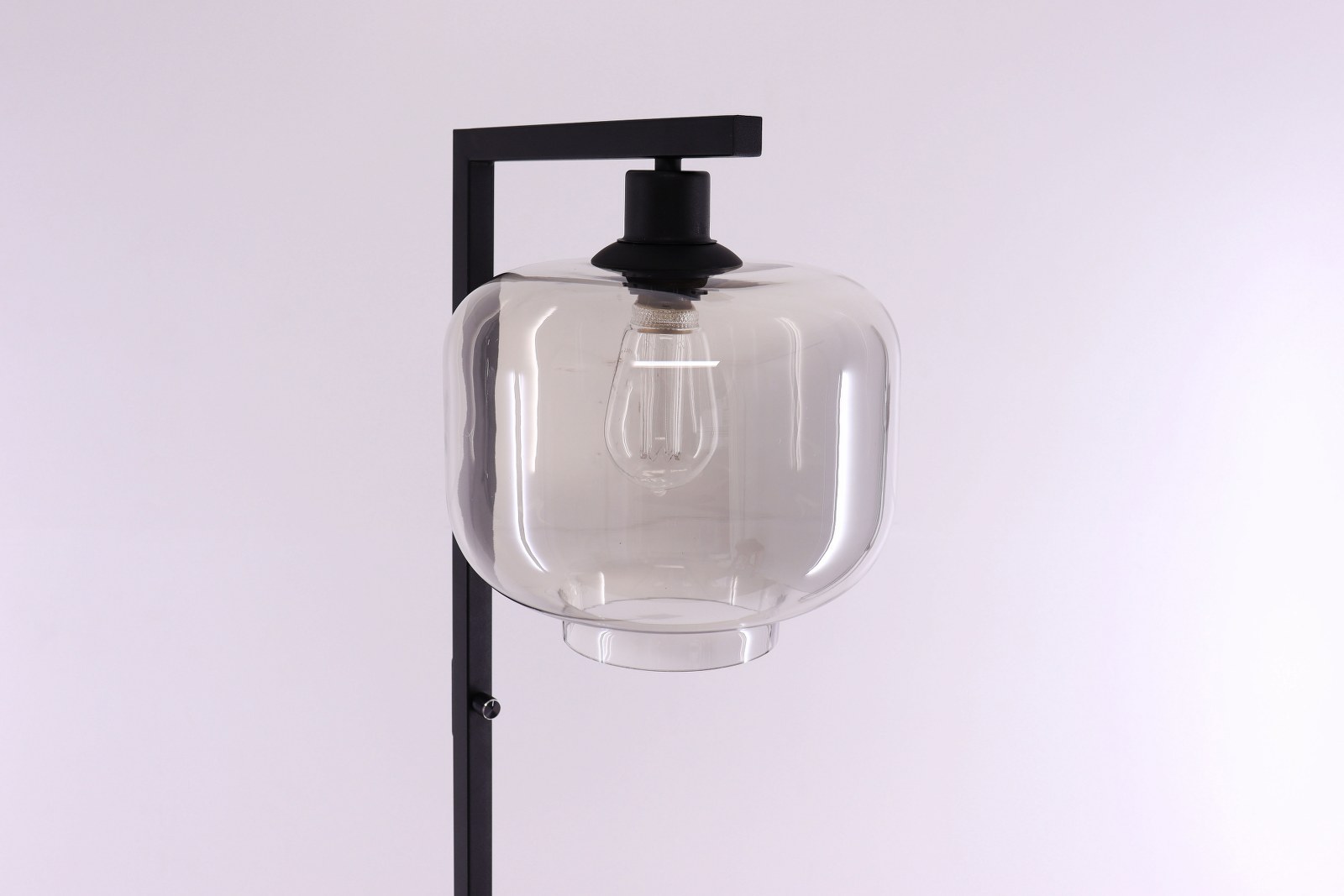 Vloerlamp Grey | getint glas Blok | 160cm 50149 Vloerlamp Grey | getint glas Blok | 160cm 50149