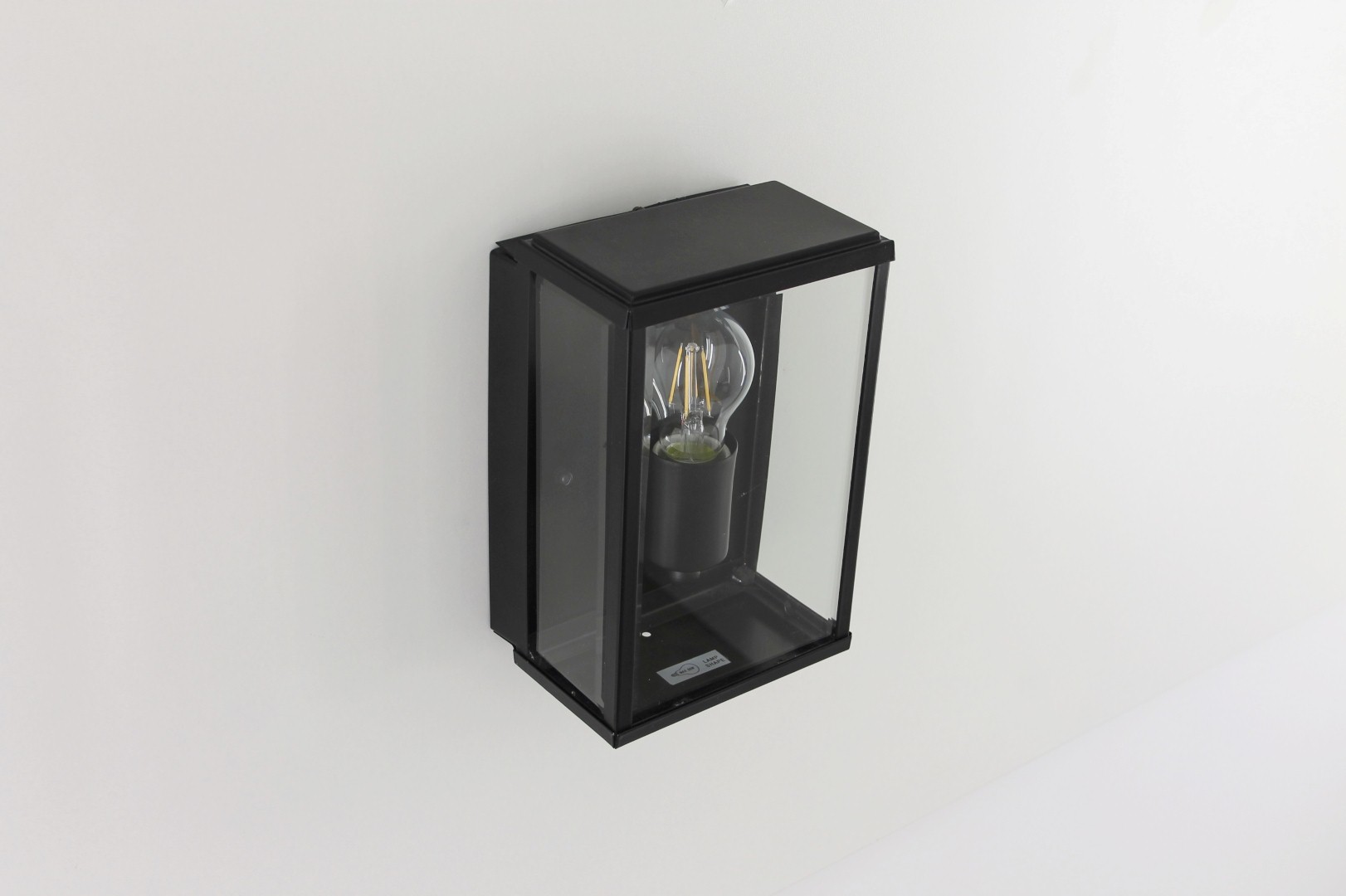 Buiten wandlamp rechthoek zwart 32627 Buiten wandlamp rechthoek zwart 32627