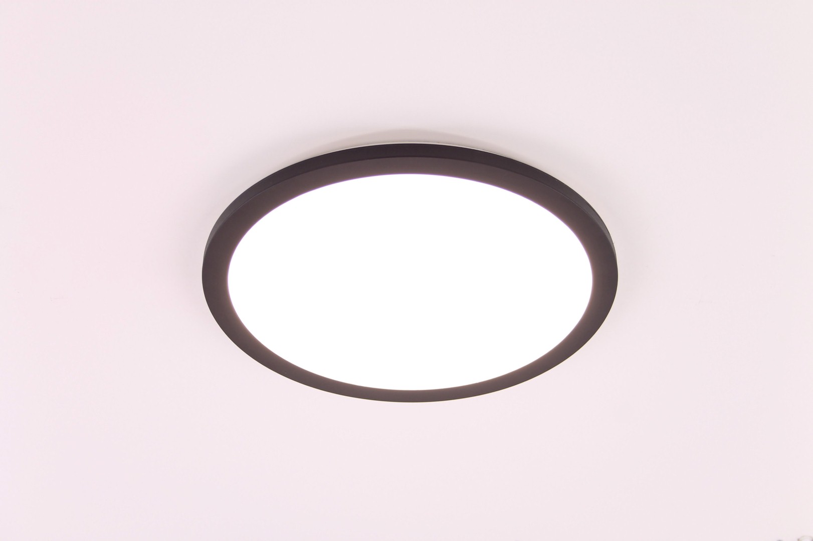 Plafondlamp LED rond zwart 40cm 45646 Plafondlamp LED rond zwart 40cm 45646