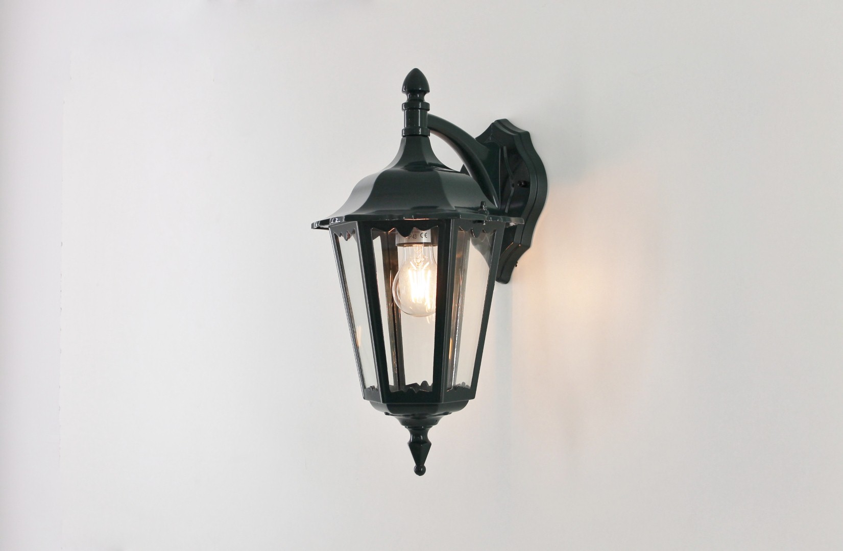 Buiten wandlamp groen neerwaarts 30363 Buiten wandlamp groen neerwaarts 30363