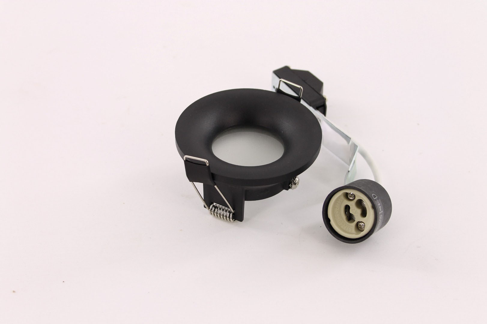 Inbouwspot rond zwart IP44 - Diameter 8,4 cm 41718 Inbouwspot rond zwart IP44 - Diameter 8,4 cm 41718