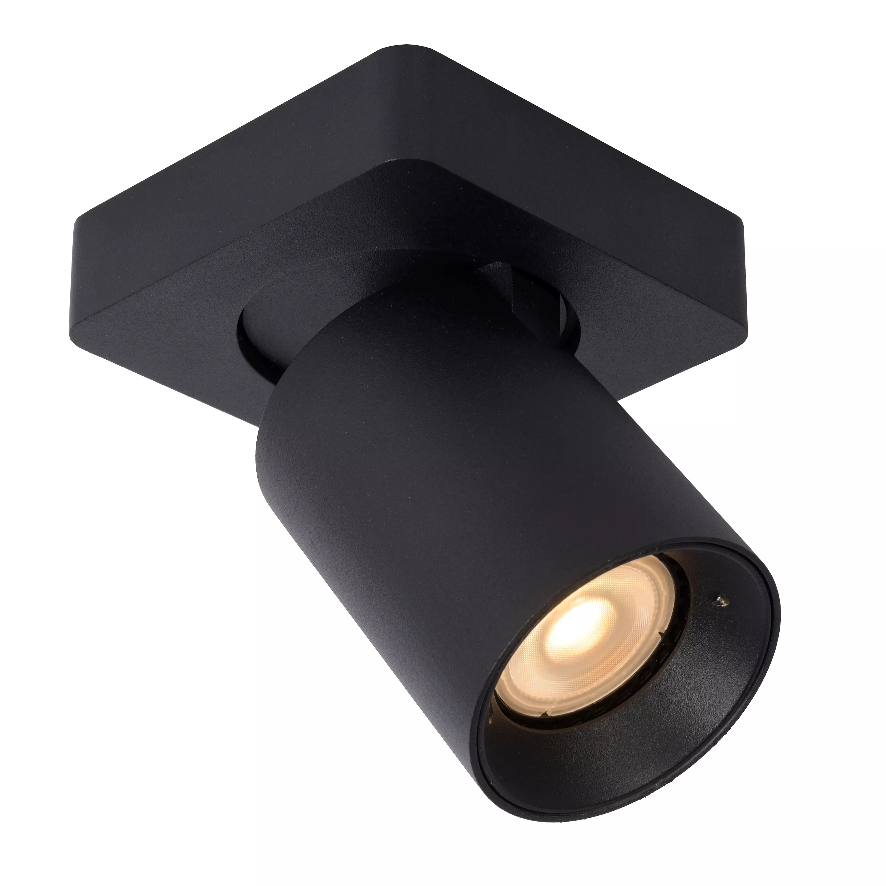 Plafondspot zwart - LED dim to warm - GU10 43666 Plafondspot zwart - LED dim to warm - GU10 43666