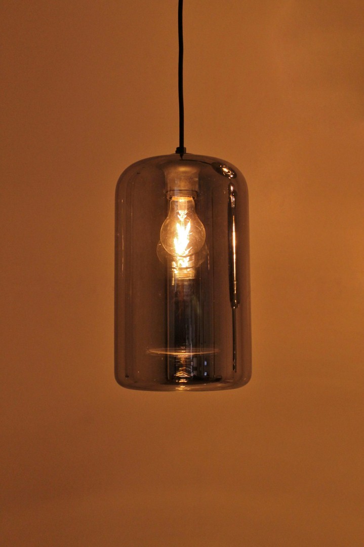 EEF hanglamp smoke 18cm 42372 EEF hanglamp smoke 18cm 42372