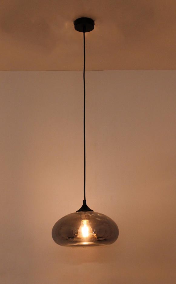 EEF hanglamp smoke 28cm 42371 EEF hanglamp smoke 28cm 42371