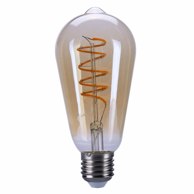 LED lamp 6 watt E27 amber 3-standen 260 lumen 6,4