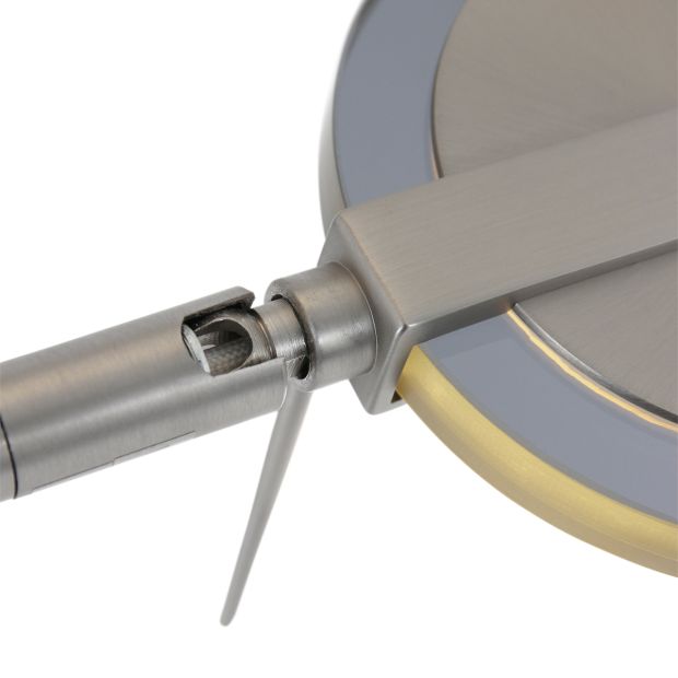 Vloerlamp met leesarm staal Turound 2663ST Vloerlamp met leesarm staal Turound 2663ST