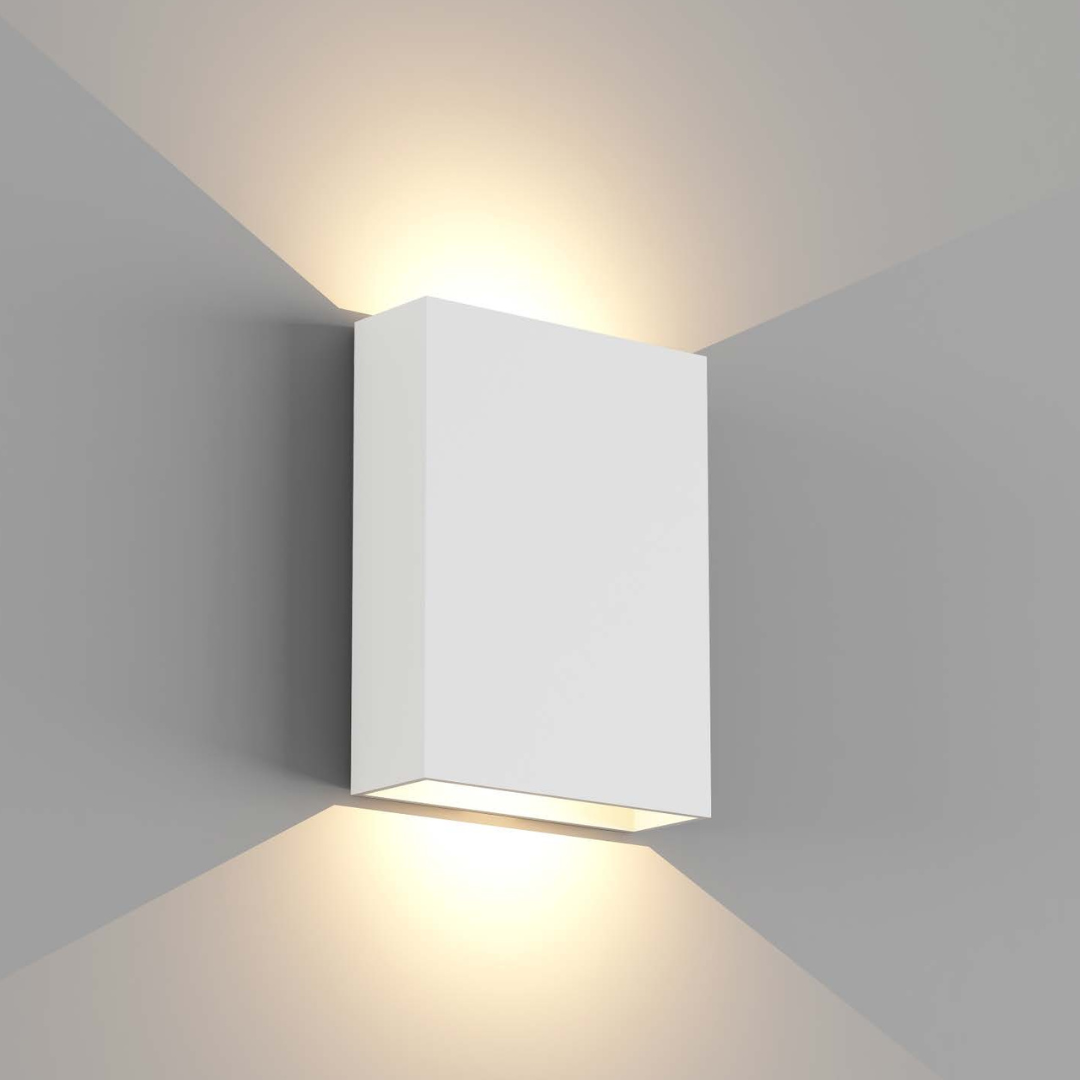 Wandlamp Memphis Wit - Up & Down LED SW10273 Wandlamp Memphis Wit - Up & Down LED SW10273